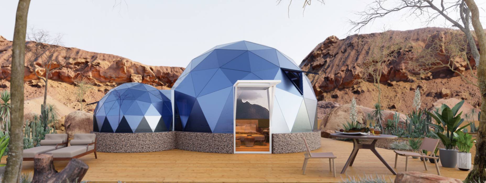 山东球形智能光伏玻璃星空房